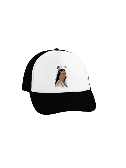 Vinnetou kšiltovka truckerka Black cap