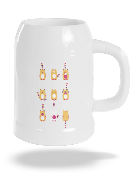 Meow půllitr White