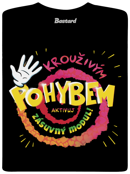 Zásuvný modul pánské tričko Black