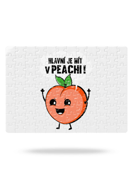 V peachi puzzle White