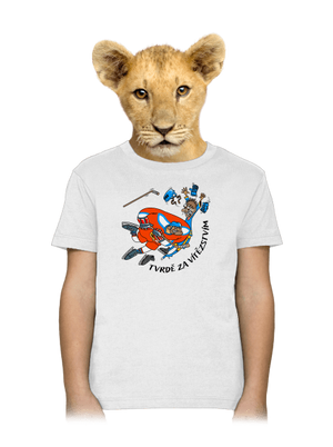 Tvrdě za vítězstvím dětské tričko White
