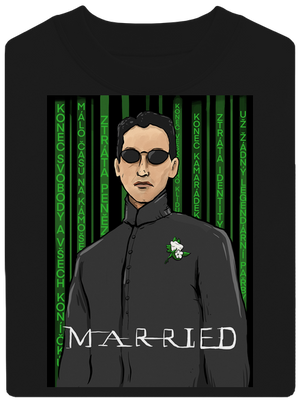 Neoženich unisex mikina bez kapuce Black