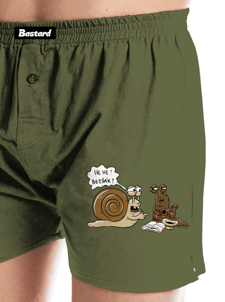 Bezďák pánské trenky Khaki
