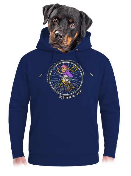 Cyklistický horoskop: Štír unisex mikina premium Navy