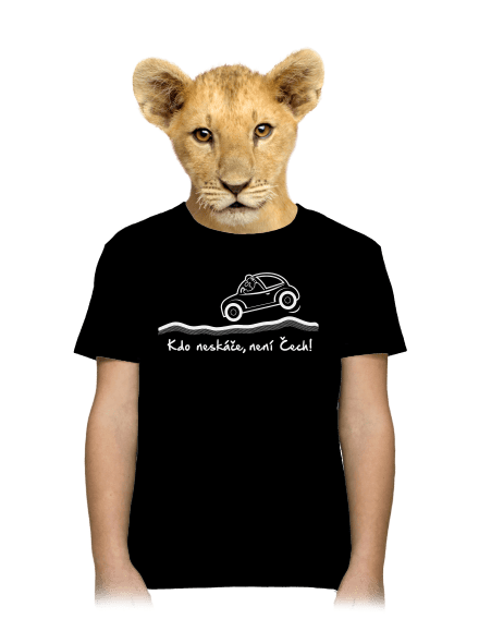 Kdo neskáče dětské tričko Black