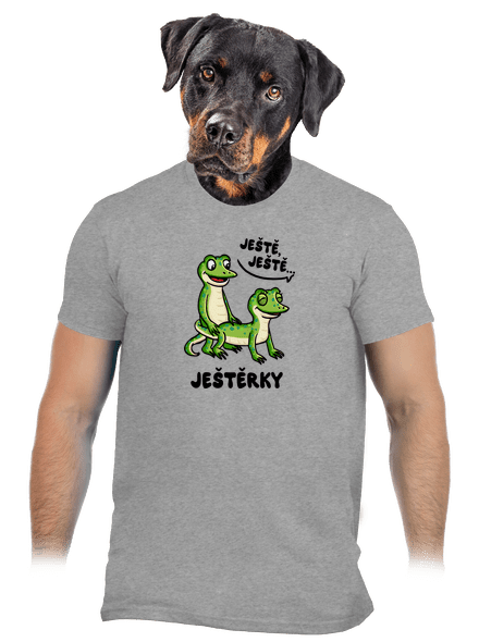 Ještě, ještě pánské tričko Sport Grey