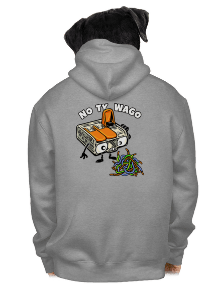 Wago svorka pánská mikina na zip Light Melange