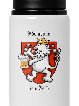 Kdo nepije, není Čech lahev na vodu White