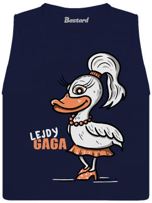 Lejdy Gaga dámské tílko volné Navy