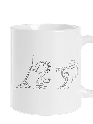 Omalovánka: Nesprávný konec klasický hrnek White