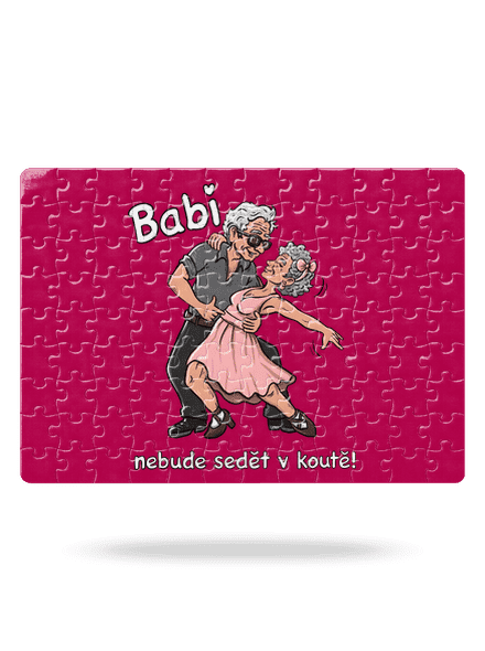 Babi v koutě puzzle White
