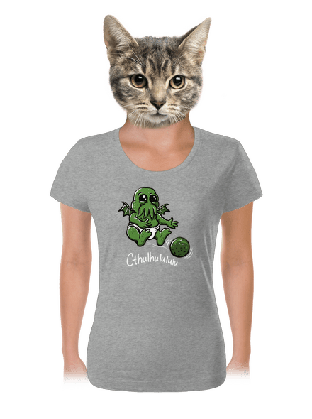 Cthulhululu dámské tričko Dark Gray Melange