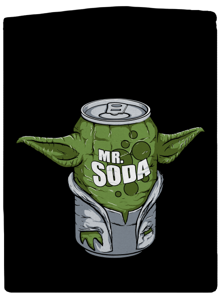 Mr. Soda dámská mikina na zip Black