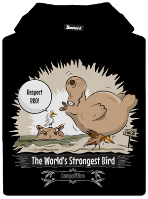 Strongest bird dětská mikina klokanka Black