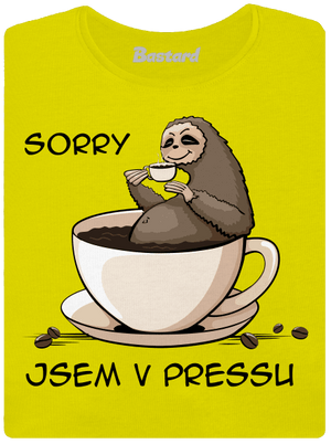 V pressu dámské tričko premium Lemon