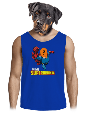 Moje superhrdinka pánské tílko Royal Blue