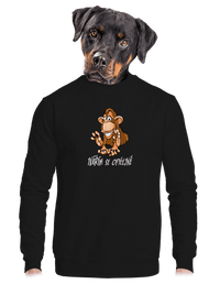 unisex mikina bez kapuce