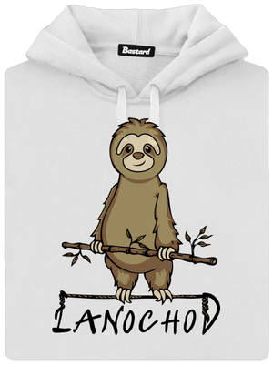 Lanochod dámská mikina klokanka White