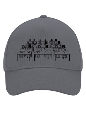 Cimrman: Debil, blbeček kšiltovka baseballka Graphite grey