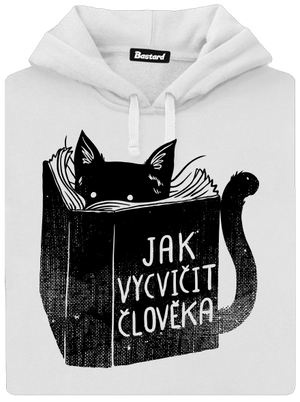 Povinná četba dámská mikina klokanka White