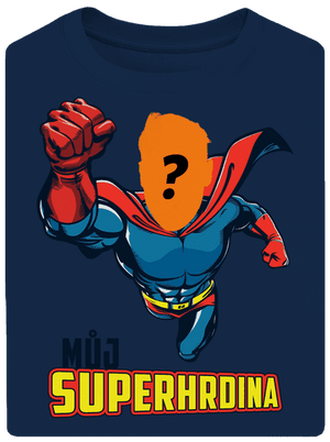 Můj superhrdina unisex tričko oversized Midnight Blue