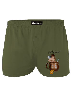 Suchý únor pánské trenky Khaki