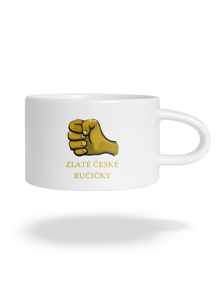 Ručičky hrnek makronka White