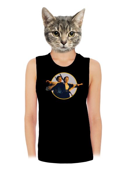 Titanic dámské tílko volné Black