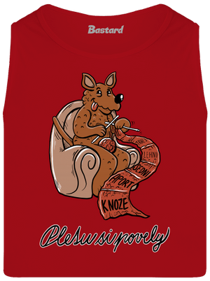 Pletu si povely pánské tílko Red