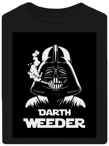 Darth Weeder unisex tričko oversized Black