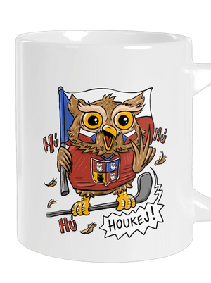 Houkej velký hrnek White