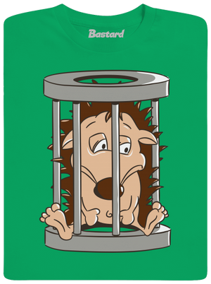 Ježeček v kleci dětské tričko Kelly Green