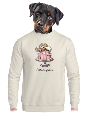 unisex mikina bez kapuce