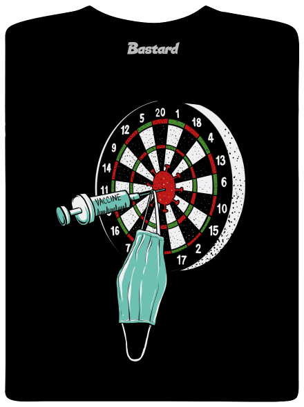 Zásah pánské tričko Black