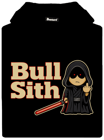 Bull sith pánská mikina klokanka Black