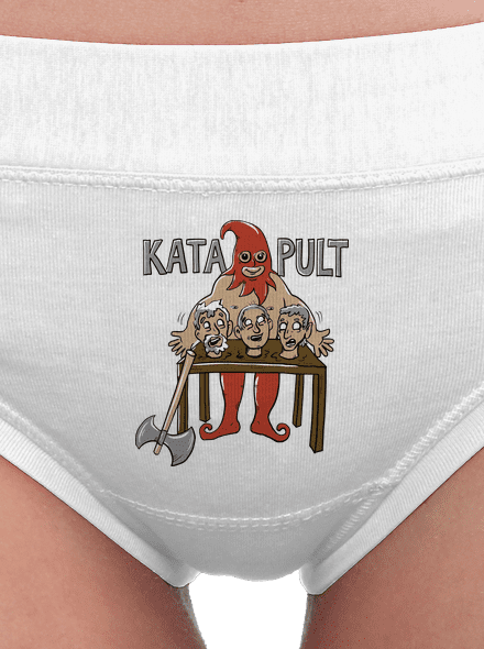 Kata pult dámské kalhotky White