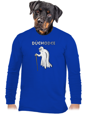 Duch důchodce pánské dlouhý rukáv Royal Blue