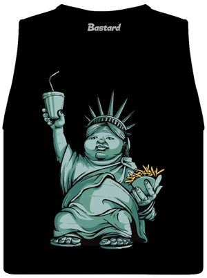 Americký idol dámské tílko volné Black