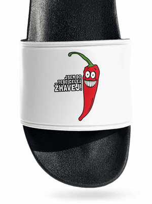 Spalující touha pantofle White