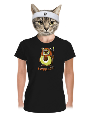 Ewokado dámské sportovní tričko Black