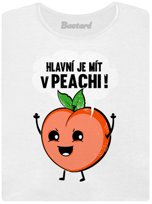 V peachi dámské tričko premium White