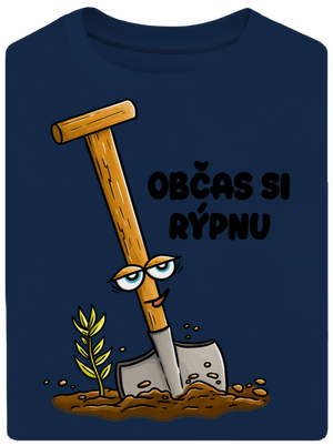 Občas si rýpnu unisex tričko oversized Midnight Blue