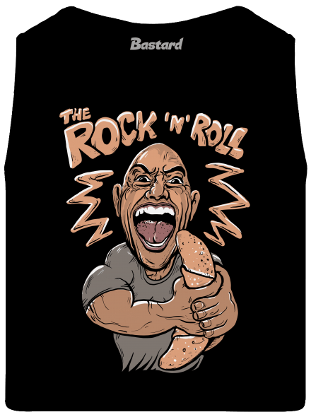 Rock and roll pánské tílko Black