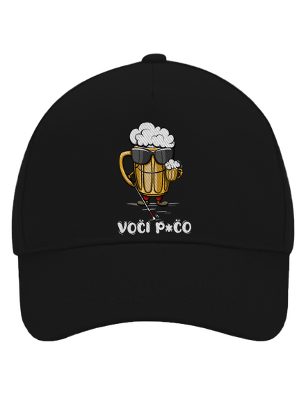 Voči p*čo kšiltovka baseballka Black