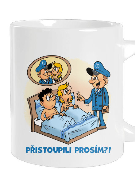 Přistoupili velký hrnek White