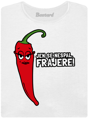 Spalující touha dámské tričko s lemem White