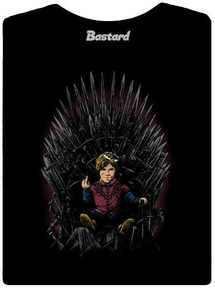 Tyrion na trůnu dámské tričko premium Black
