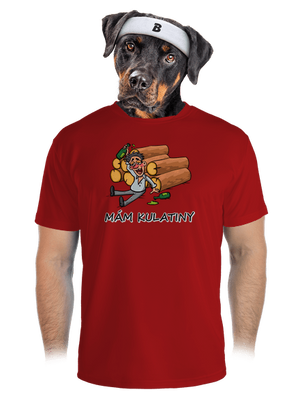 Mám kulatiny pánské sportovní tričko Red Mal