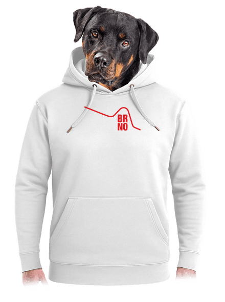 Brno unisex mikina premium Snowwhite