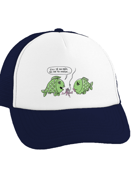 Háček kšiltovka truckerka French Navy cap